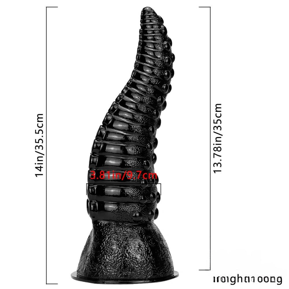 Black tentacle pvc dildo, photo 7