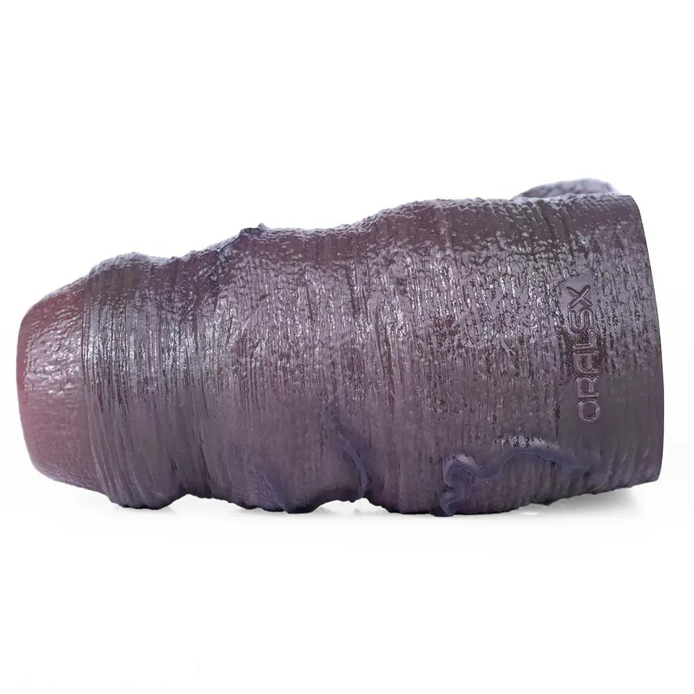 Black silicone wearable penis sleeve, photo 15