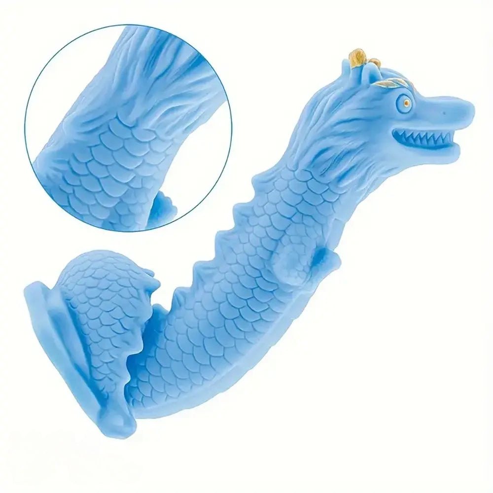 Blue dragon fantasy dildo, photo 2