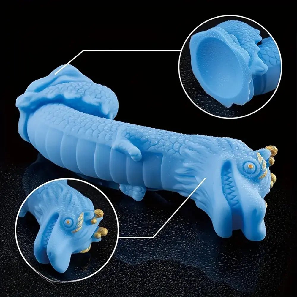 Blue dragon fantasy dildo, photo 8