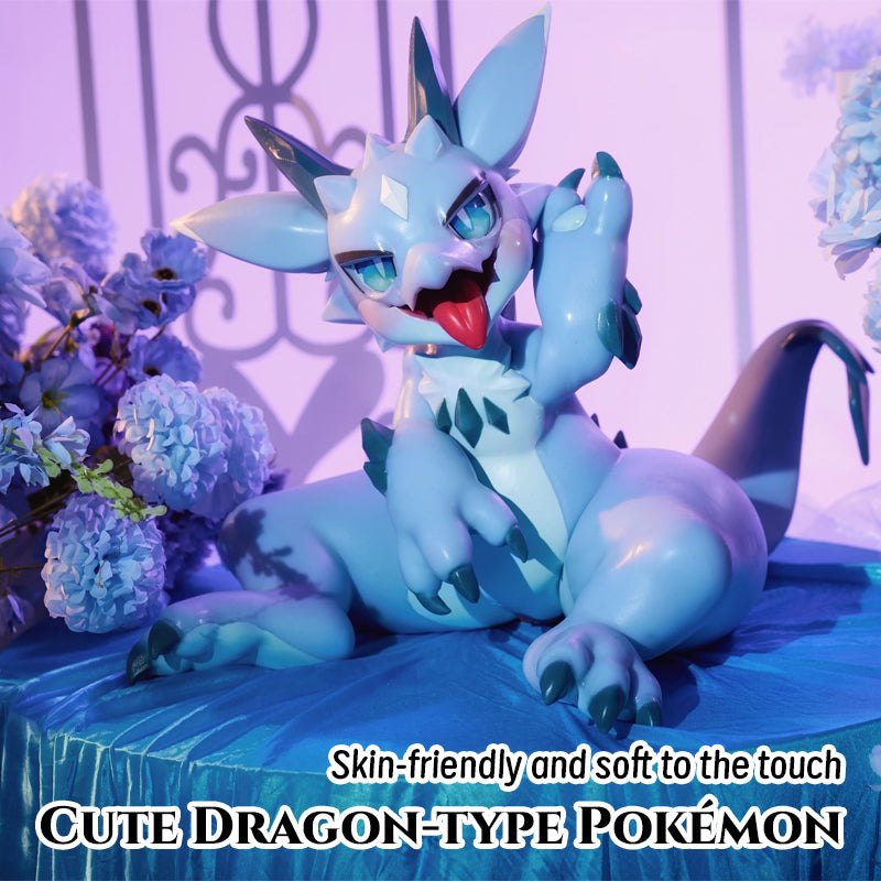 Blue ice dragon fantasy creature sex doll, photo 4