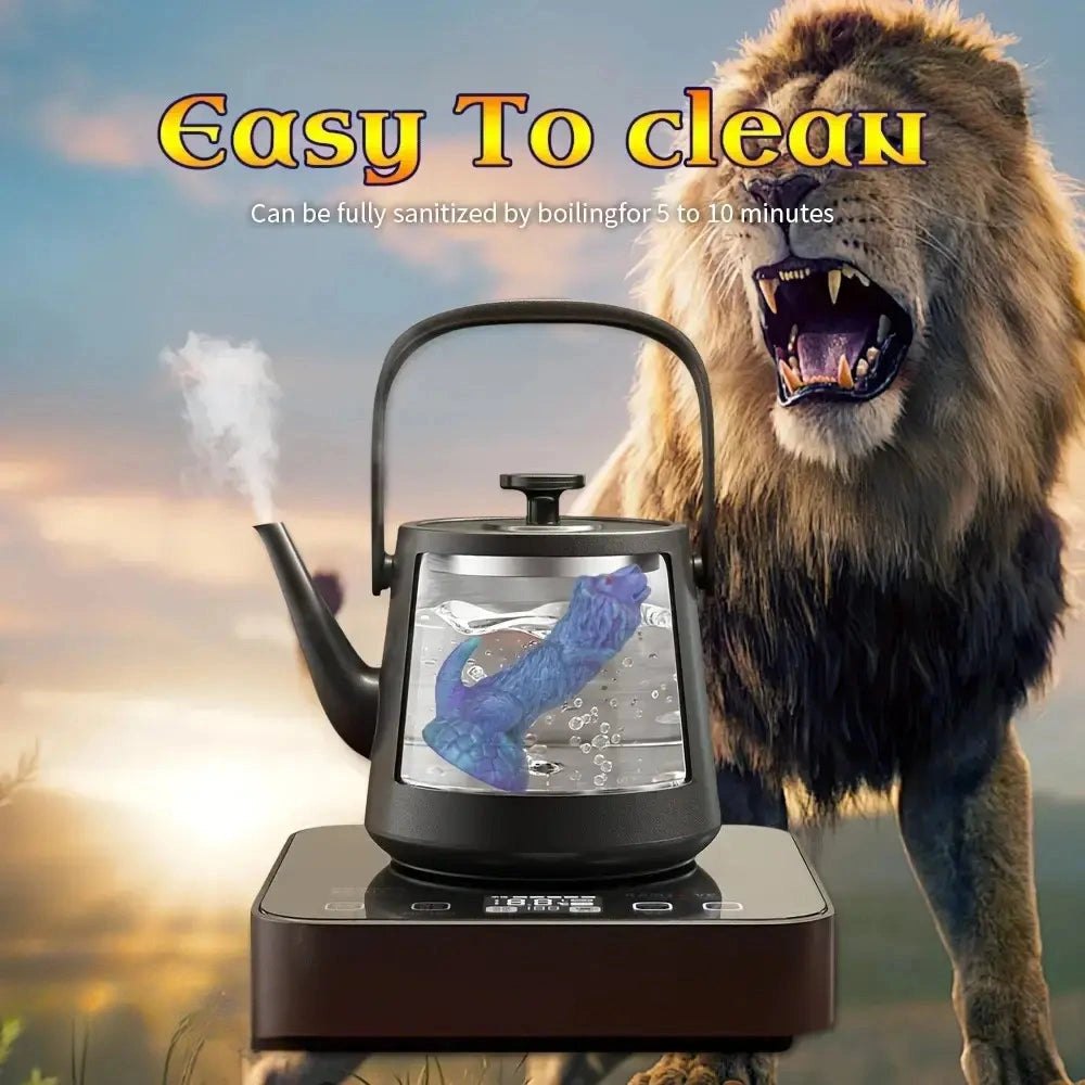 Blue lion animal dildo, photo 10