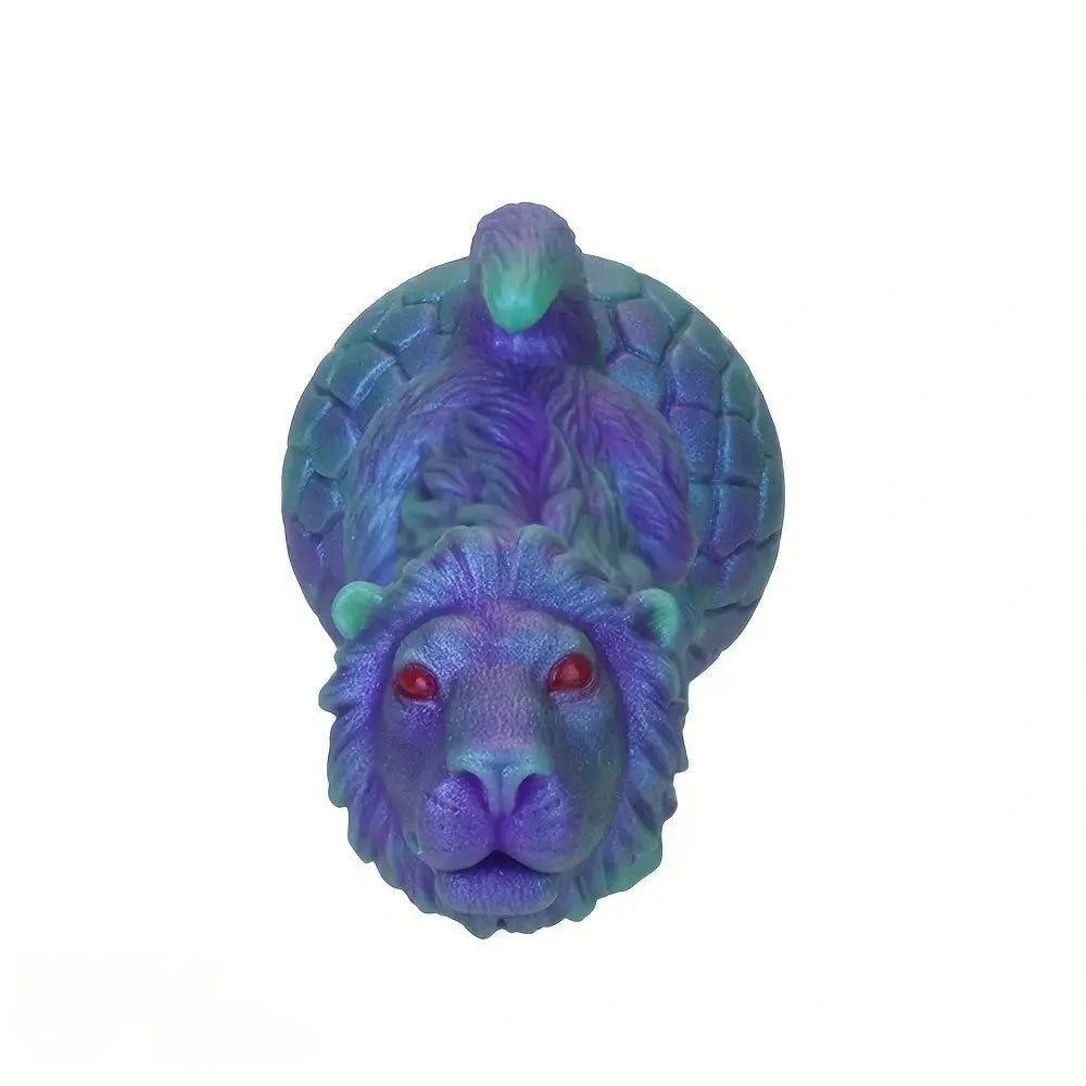 Blue lion animal dildo, photo 3