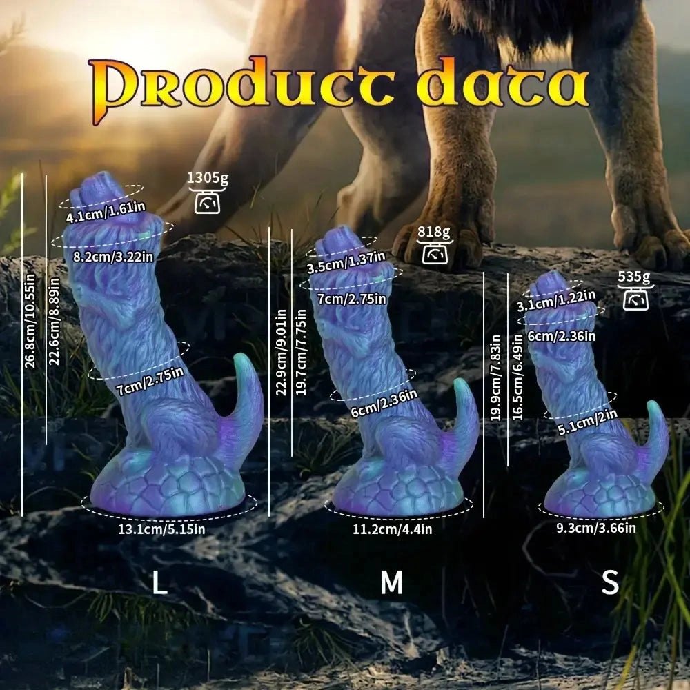 Blue lion animal dildo, photo 9