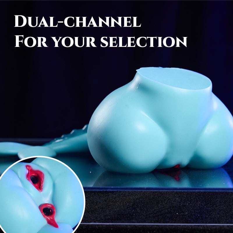 Light blue mermaid tail fantasy torso toy, photo 6