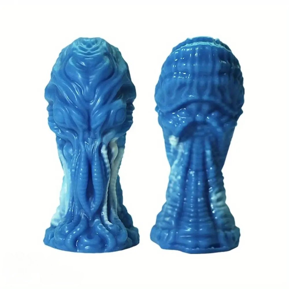 Blue silicone alien creature dildo, photo 1