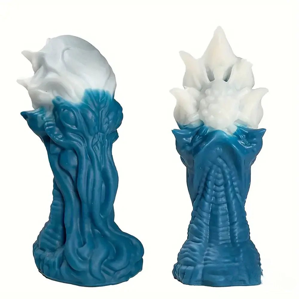 Blue white tentacle fantasy dildo, photo 1