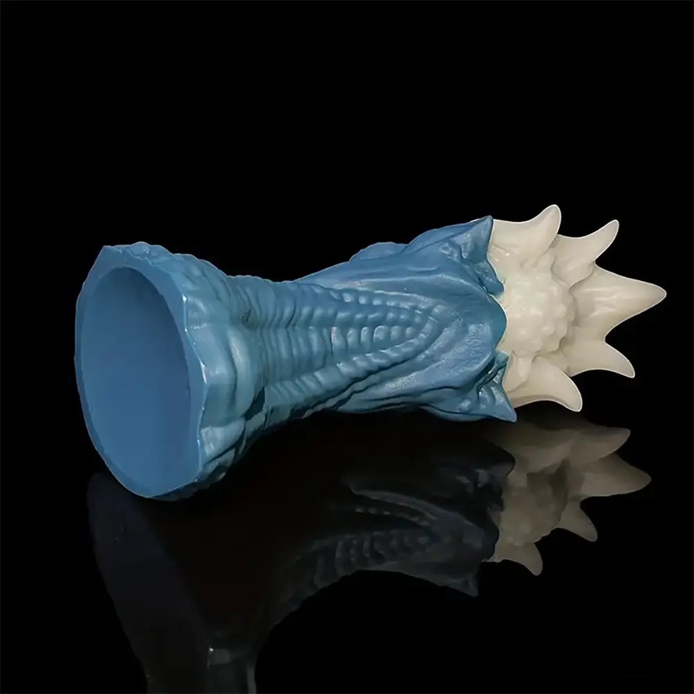 Blue white tentacle fantasy dildo, photo 3
