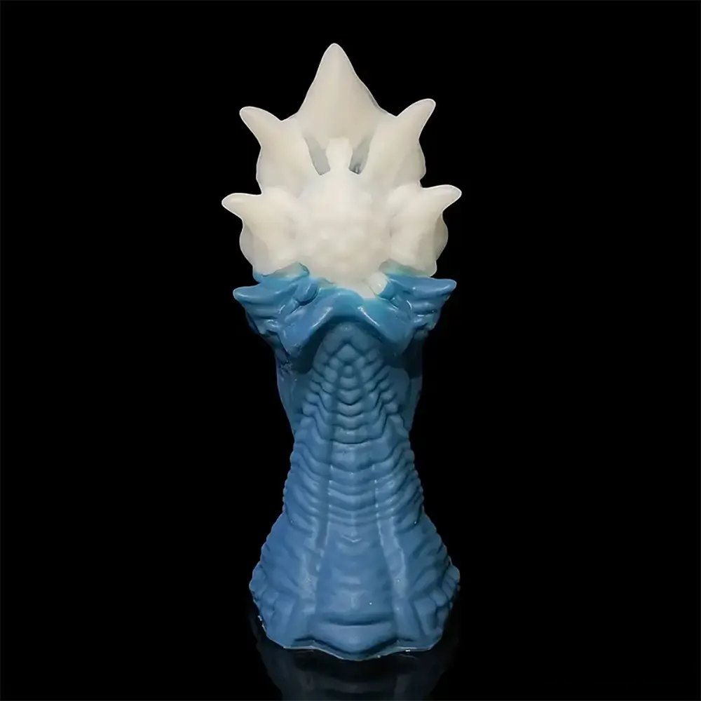Blue white tentacle fantasy dildo, photo 6