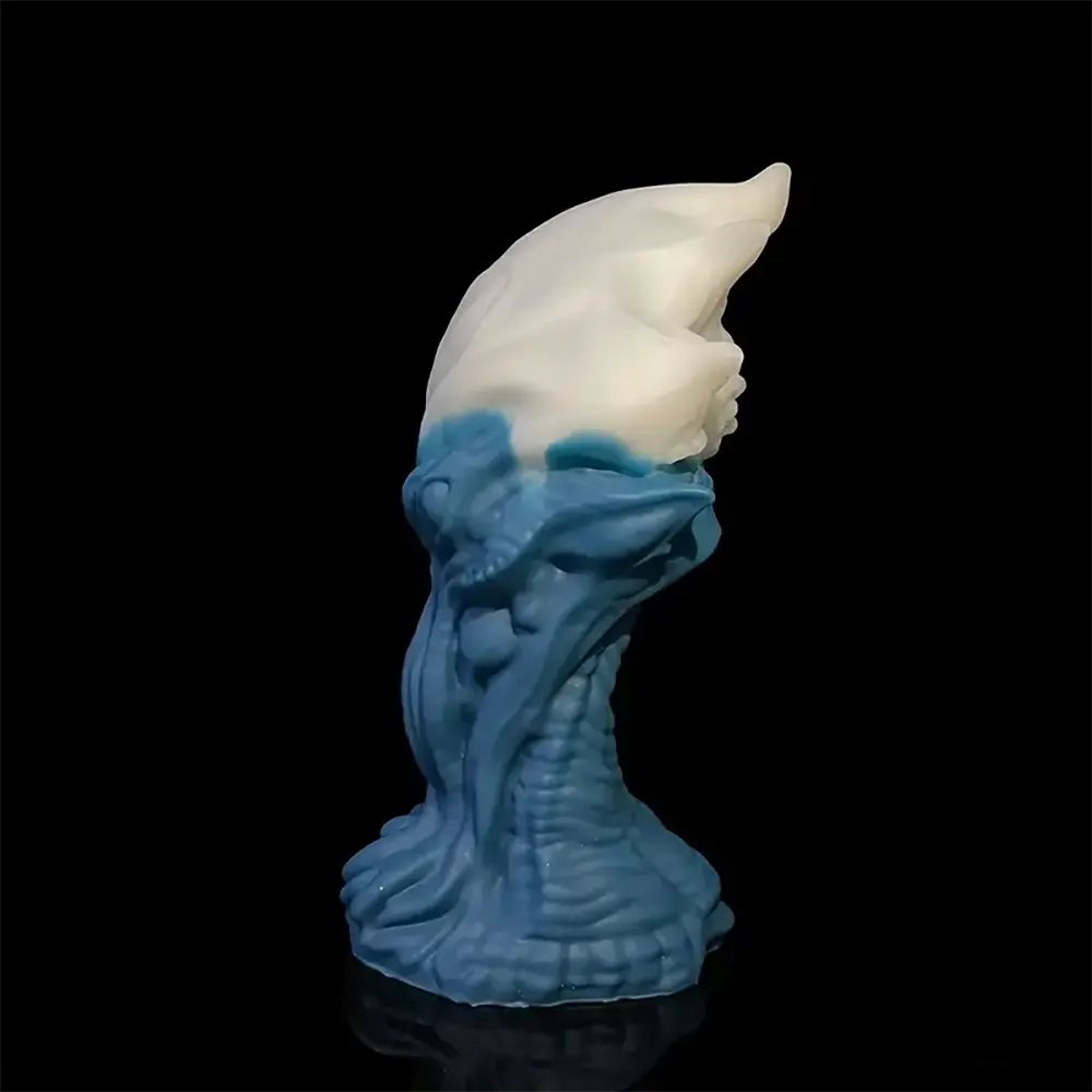 Blue white tentacle fantasy dildo, photo 7