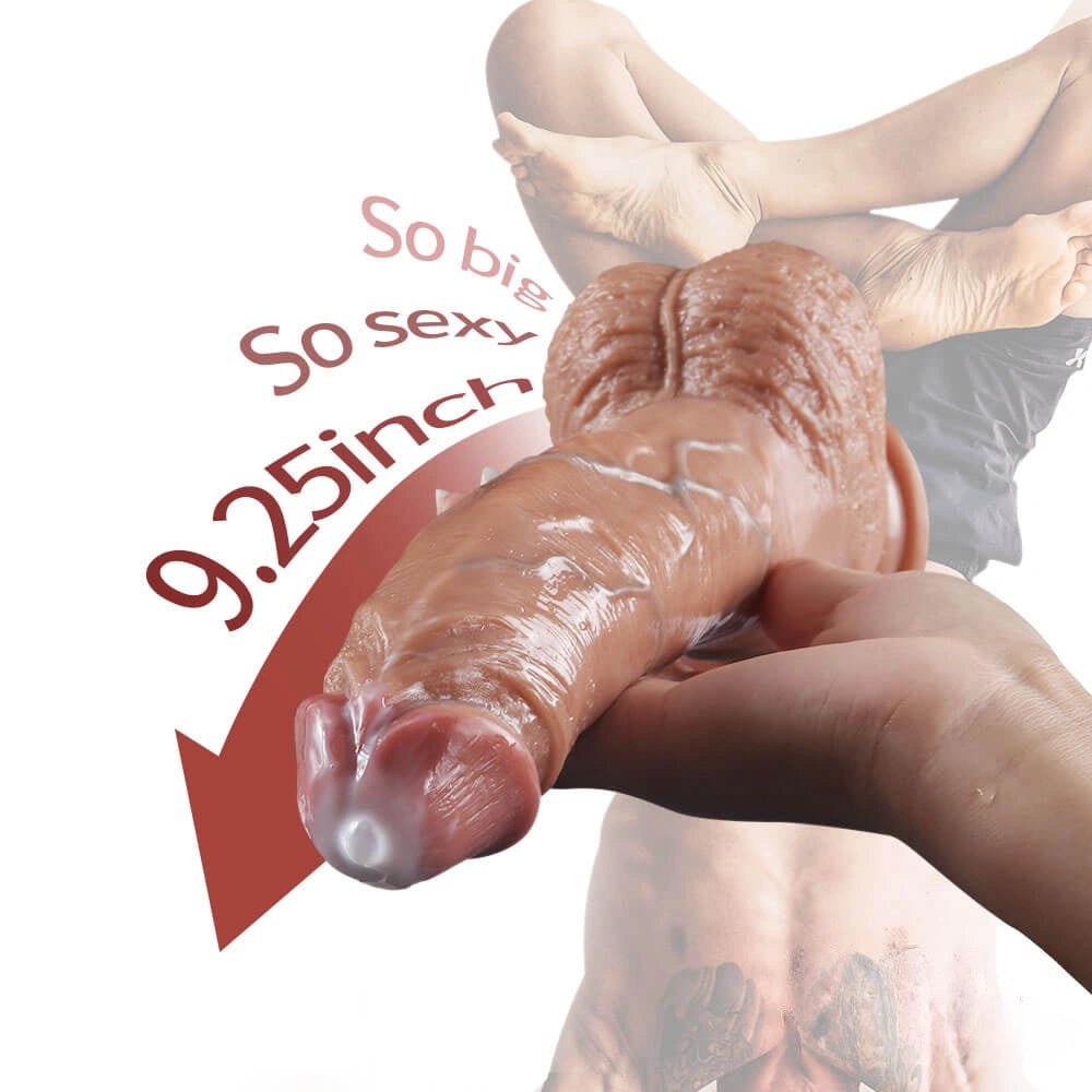 Flesh liquid silicone blue vein suction cup dildo, photo 2