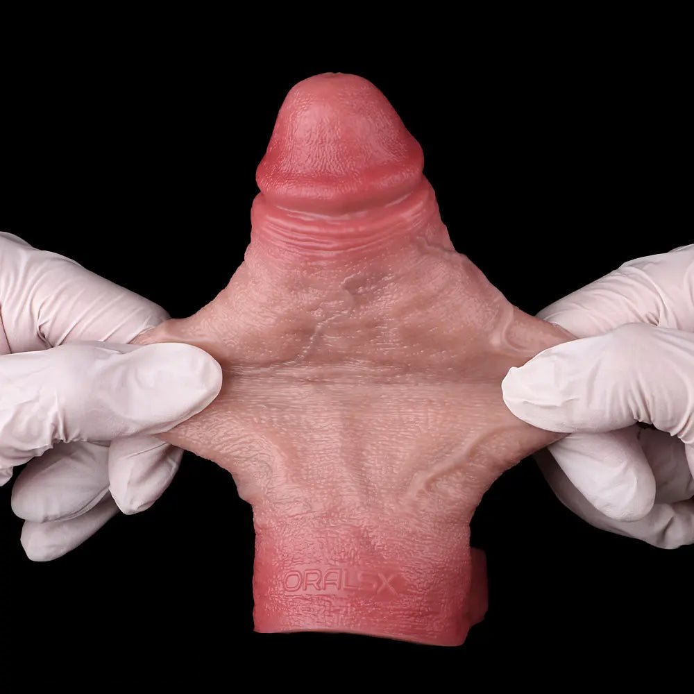 Flesh tone blue vein realistic cock sleeve, photo 8