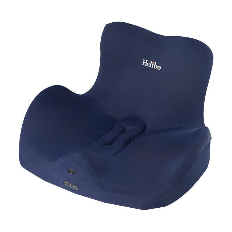 Beige and blue massage cushion with wand, photo 1