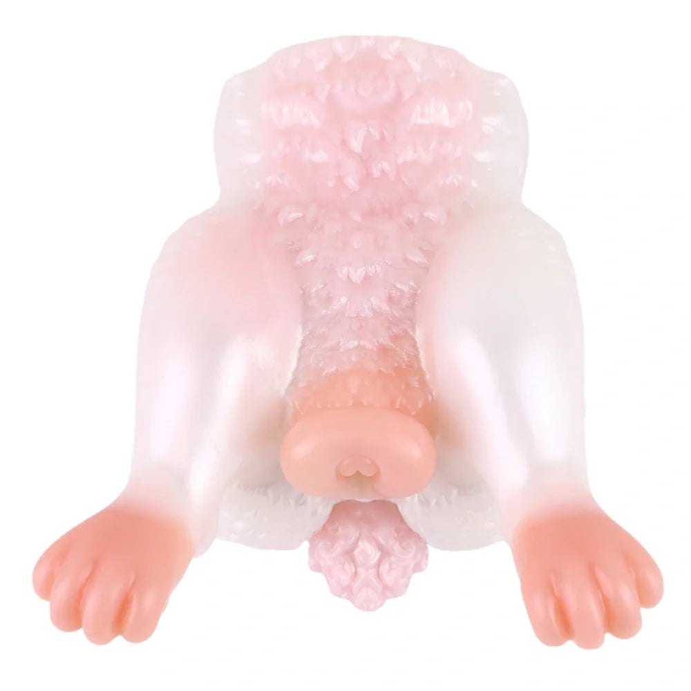 Pearl white rabbit dual-channel fantasy masturbator, photo 8
