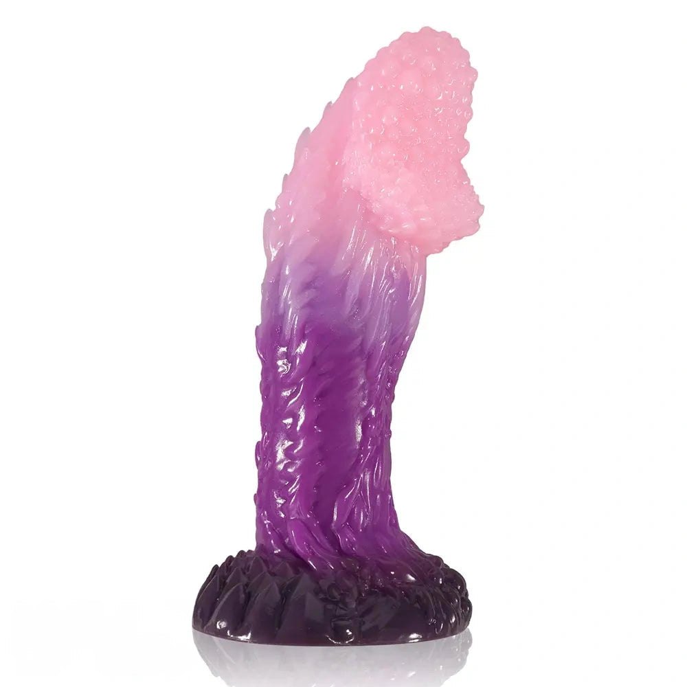 Mixed color silicone dragon dildo, photo 1