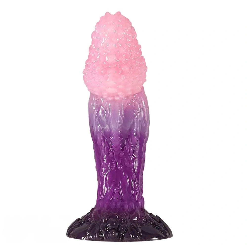 Mixed color silicone dragon dildo, photo 2