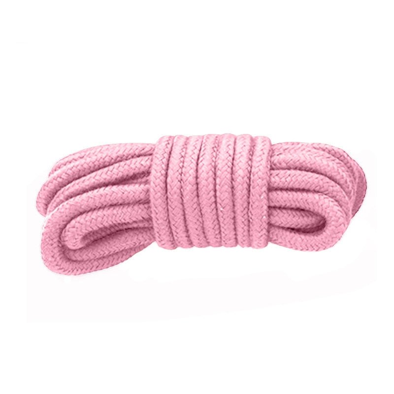 Coiled fabric bondage rope for restraint play, photo 10