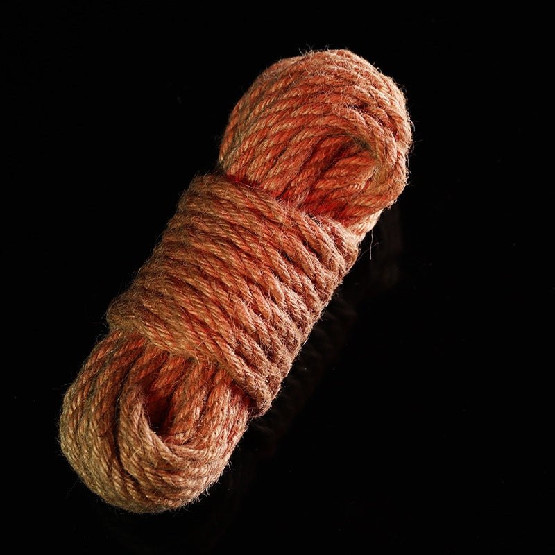 Coiled fabric bondage rope for restraint play, photo 12