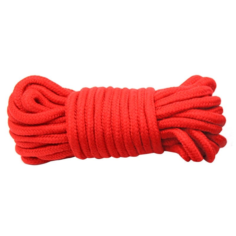 Coiled fabric bondage rope for restraint play, photo 8