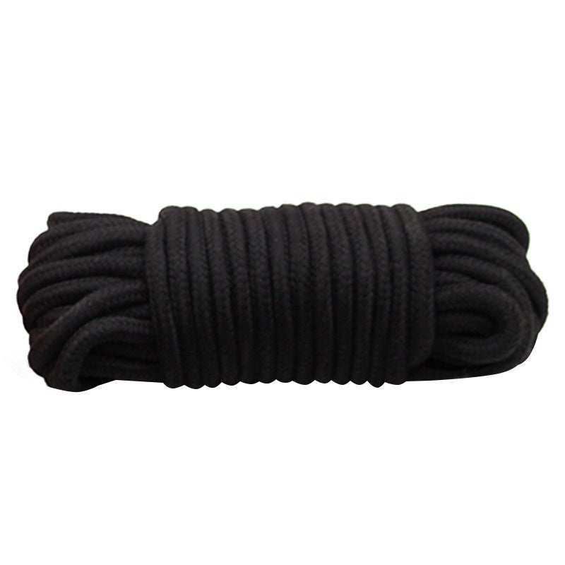 Coiled fabric bondage rope for restraint play, photo 9