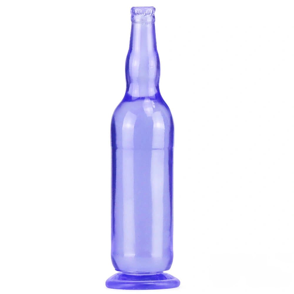 Purple bottle shape novelty dildo
