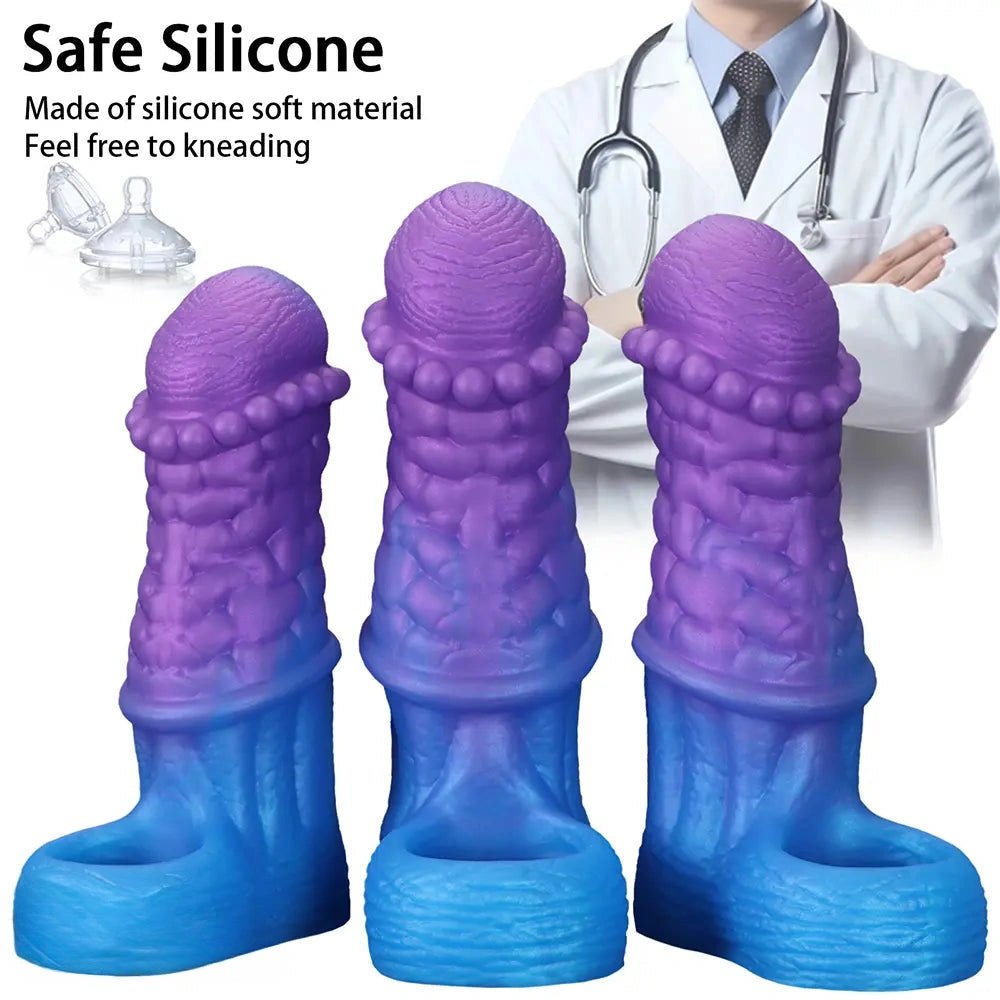Purple to blue braided fantasy hollow sleeve, photo 10