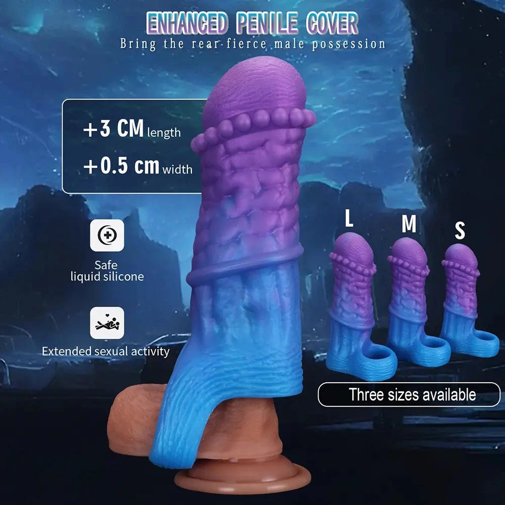 Purple to blue braided fantasy hollow sleeve, photo 7
