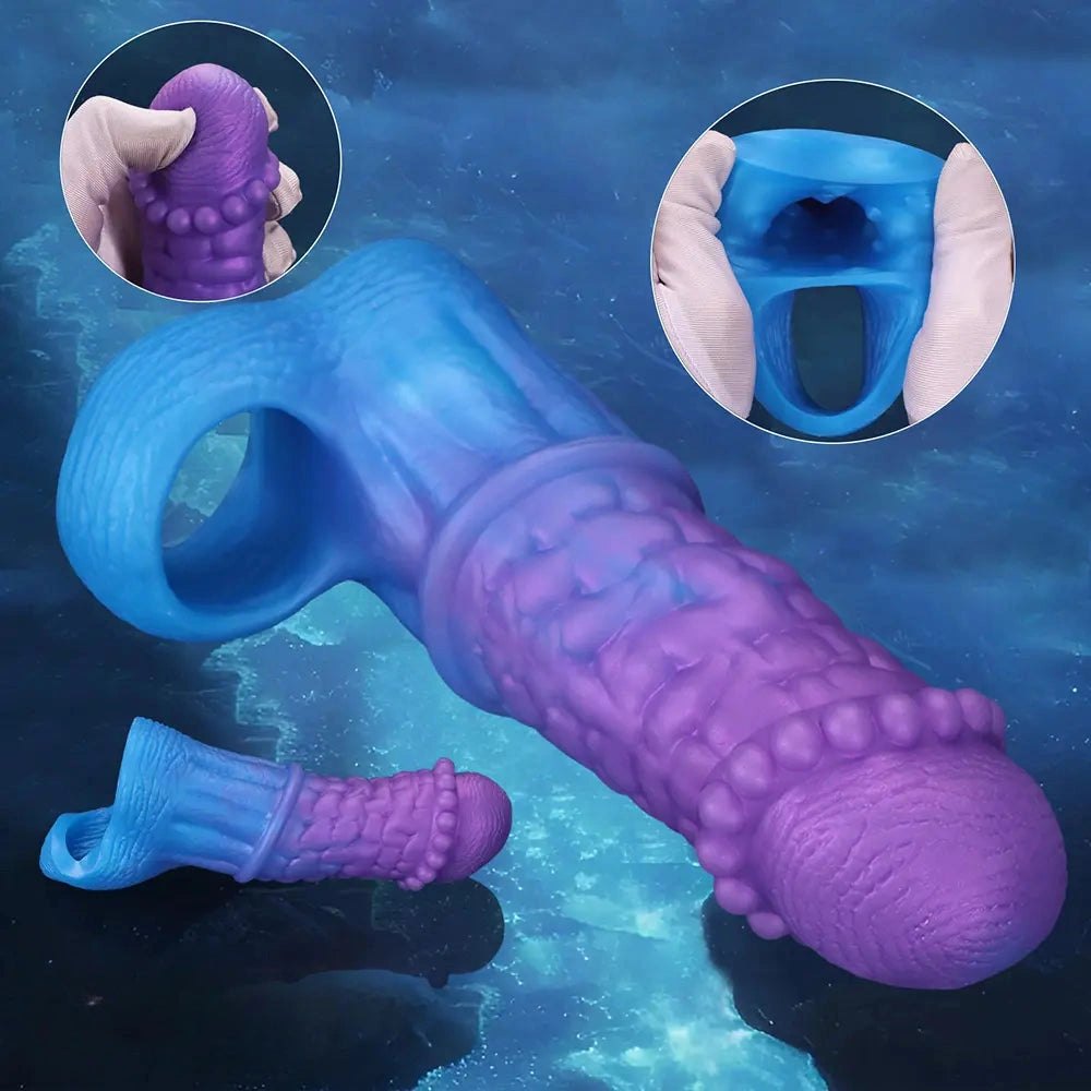 Purple to blue braided fantasy hollow sleeve, photo 9