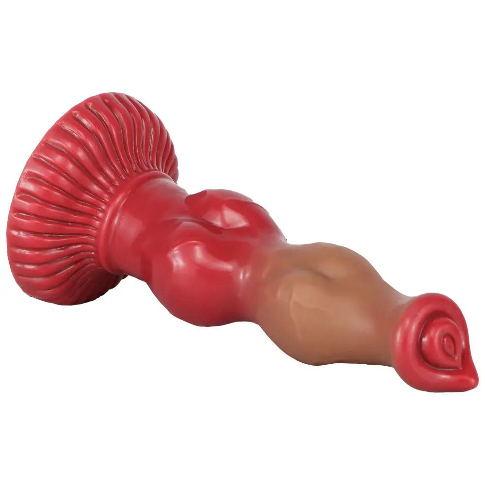 Coffee knotted dog dildo, photo 10