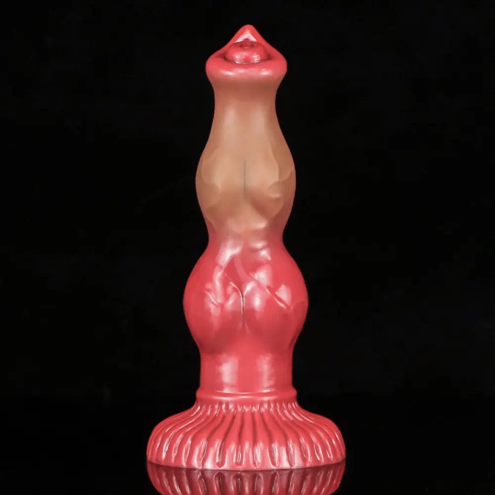 Coffee knotted dog dildo, photo 6