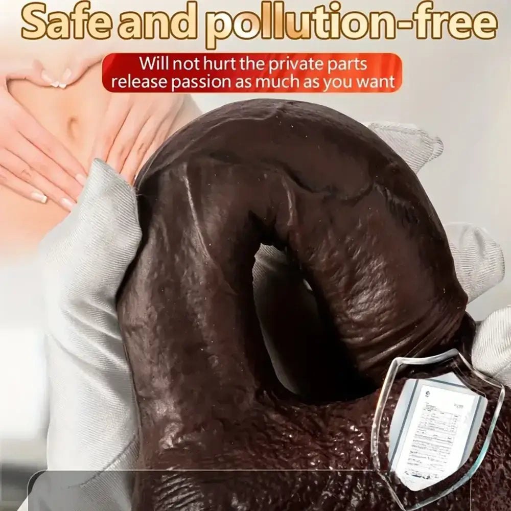 Brown silicone suction cup dildo, photo 15