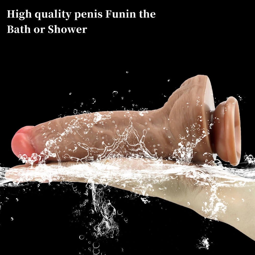 Brown suction cup dildo, photo 7