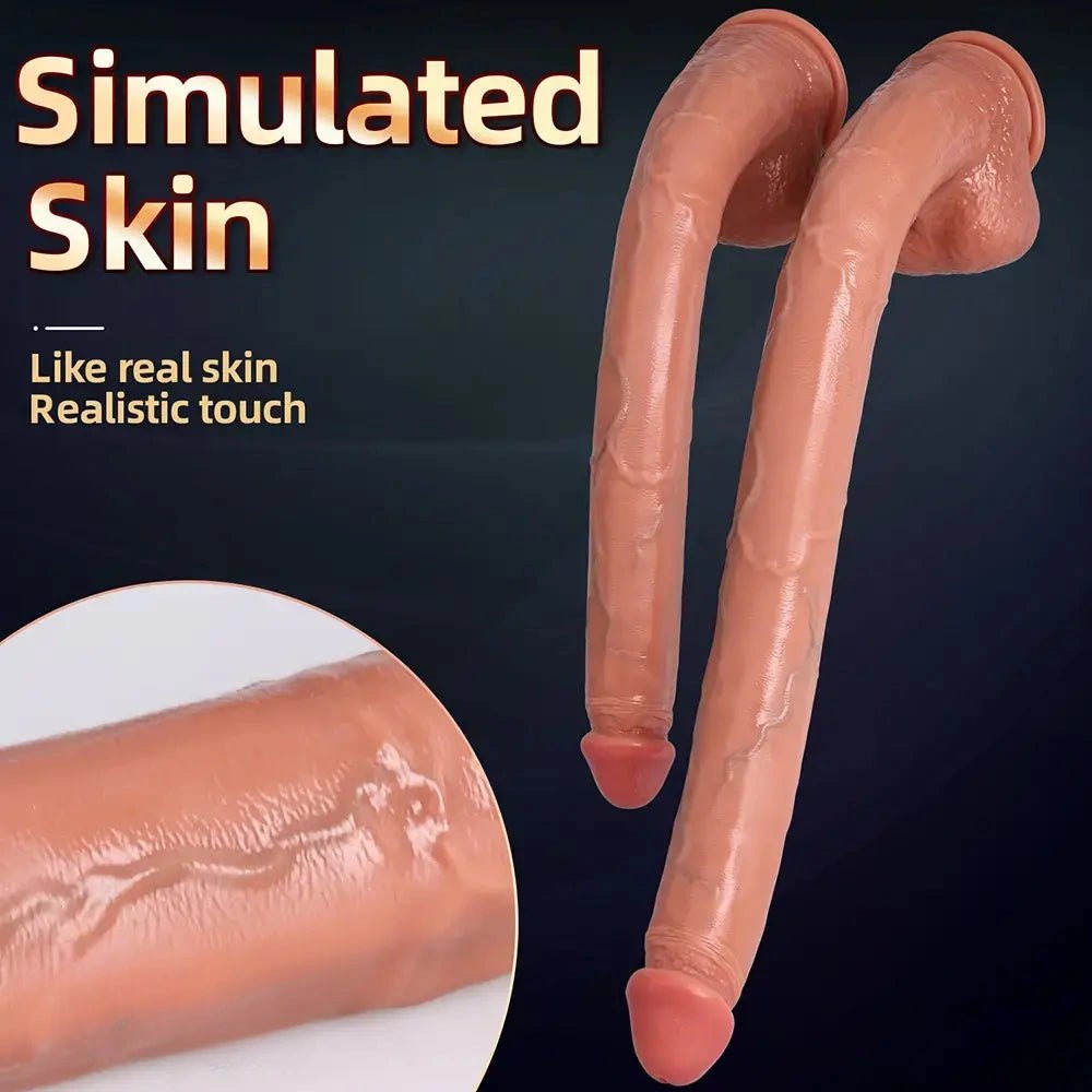 Brown silicone suction cup dildo, photo 10