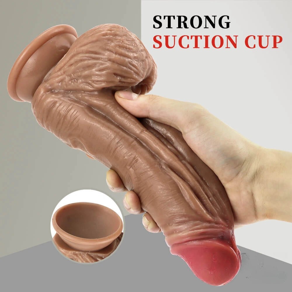 Brown thick suction cup dildo, photo 6