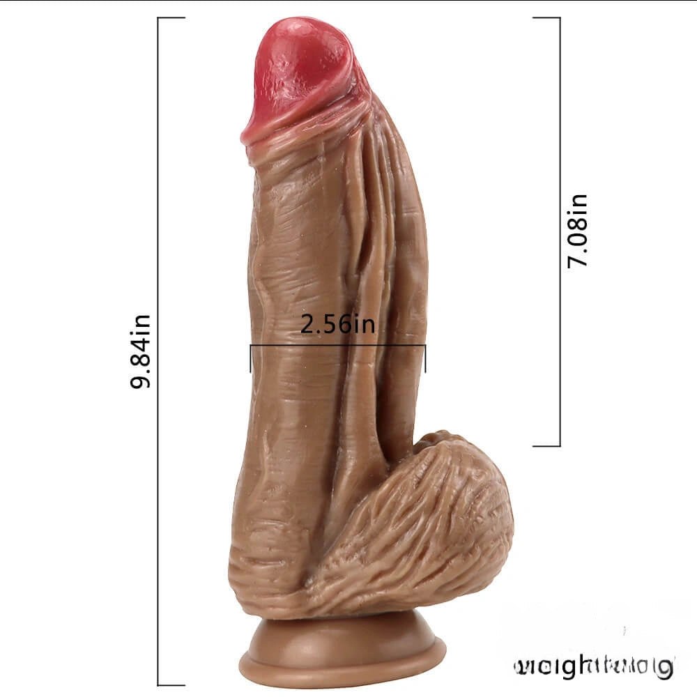 Brown thick suction cup dildo, photo 8
