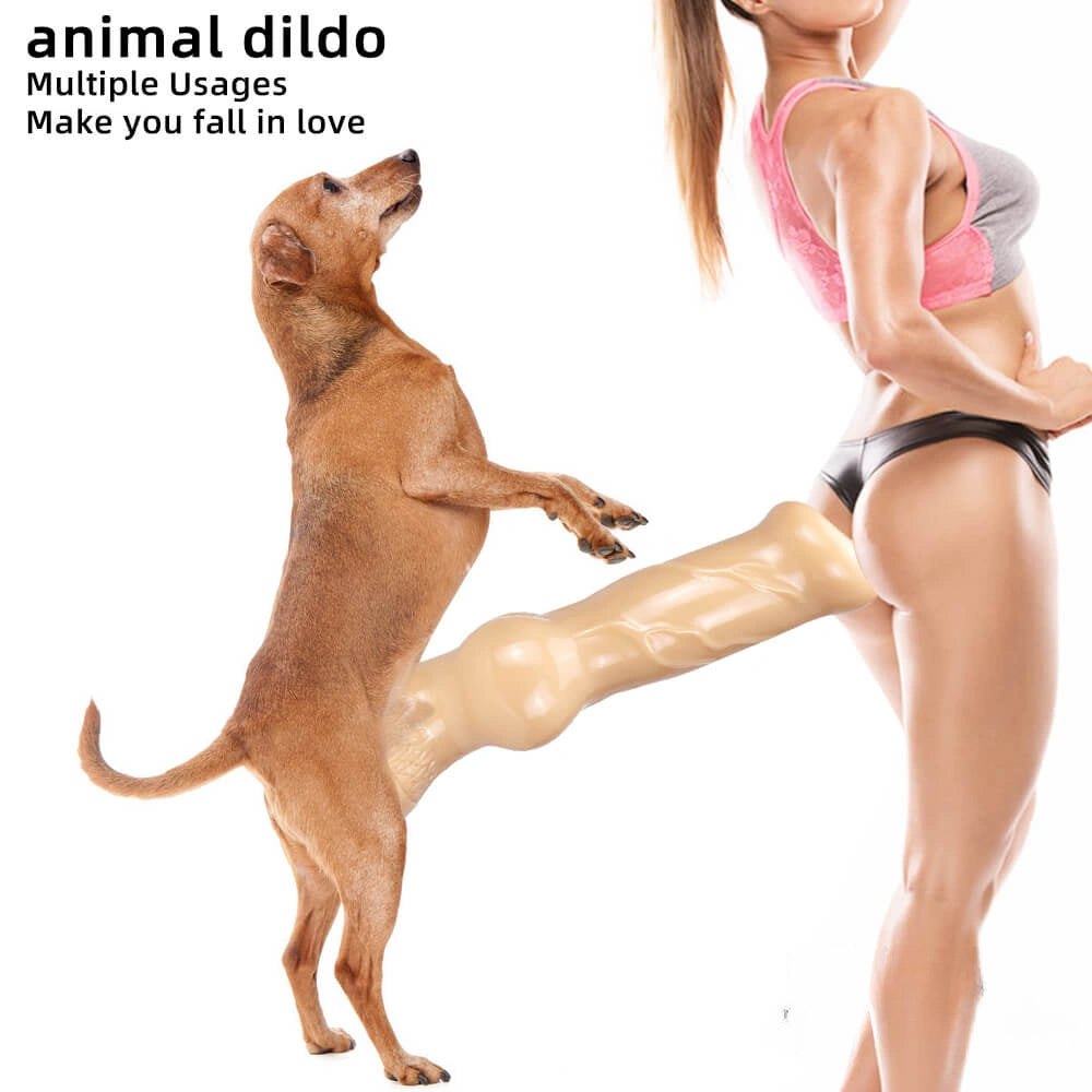 Bulbous knot animal dildo, photo 11