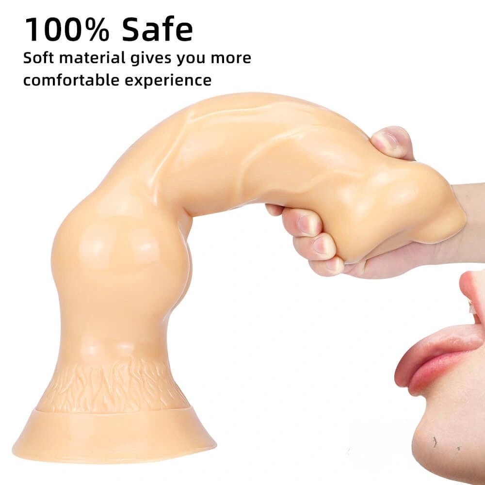 Bulbous knot animal dildo, photo 12