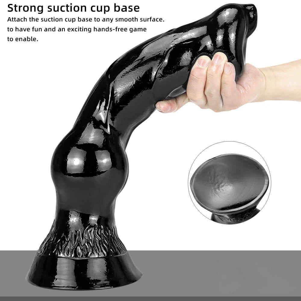 Bulbous knot animal dildo, photo 4