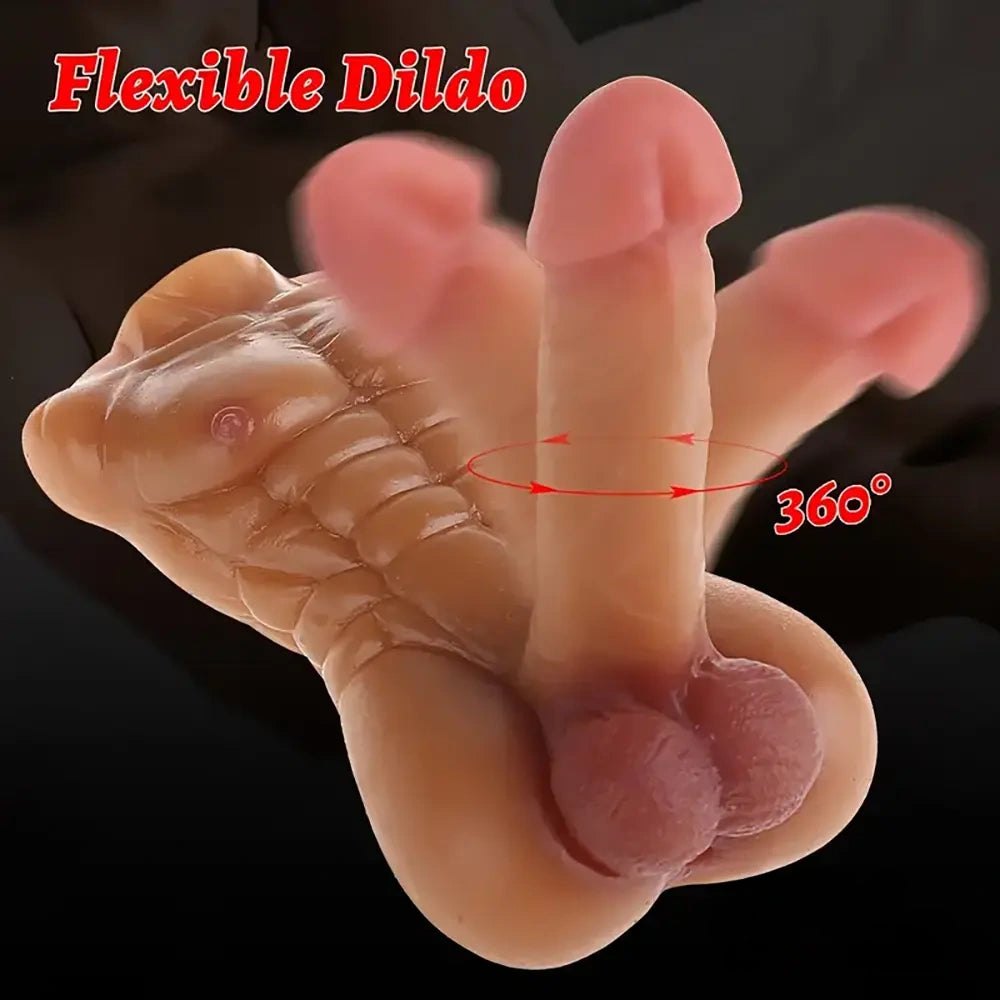 Flesh tone muscular male torso, photo 3