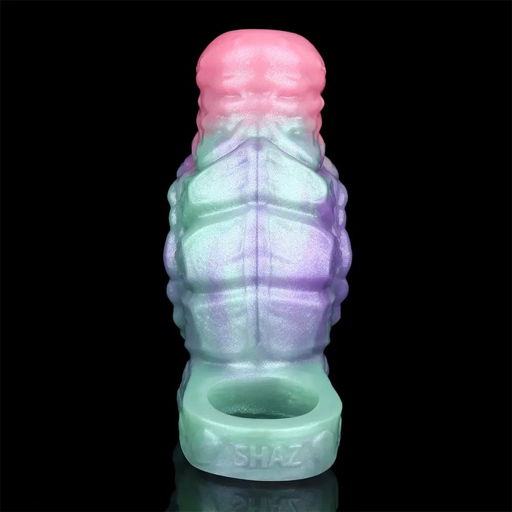 Bumpy pastel fantasy hollow strap-on sleeve, photo 11