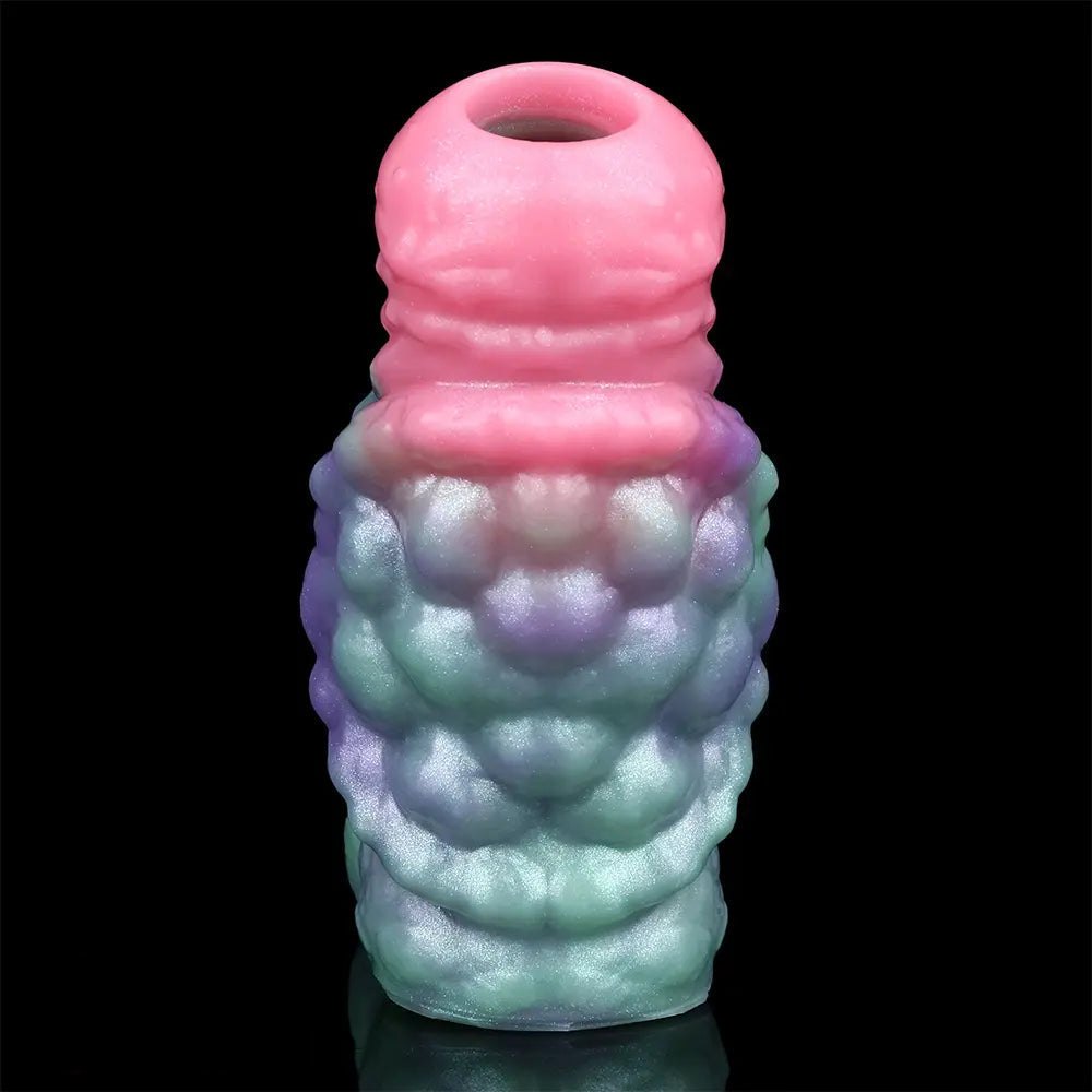 Bumpy pastel fantasy hollow strap-on sleeve, photo 12