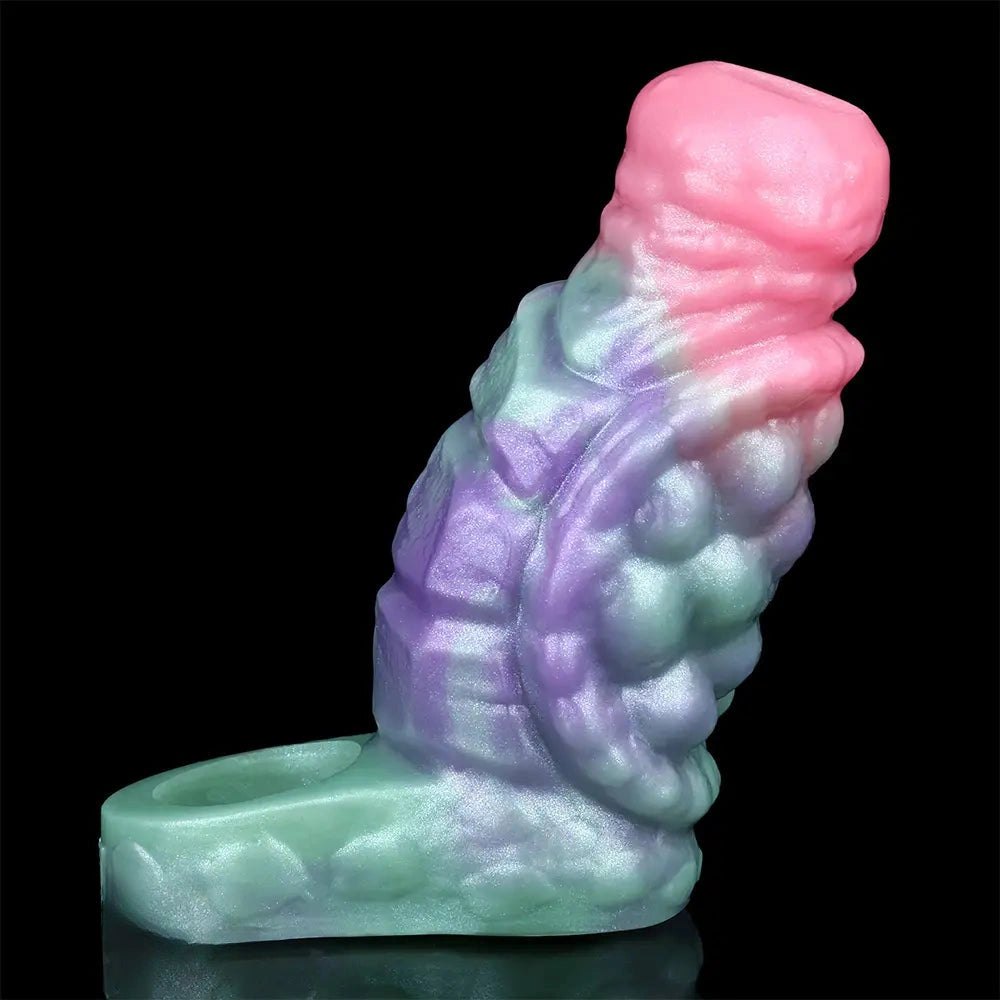 Bumpy pastel fantasy hollow strap-on sleeve, photo 13