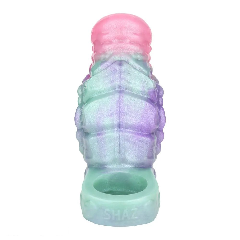 Bumpy pastel fantasy hollow strap-on sleeve, photo 4