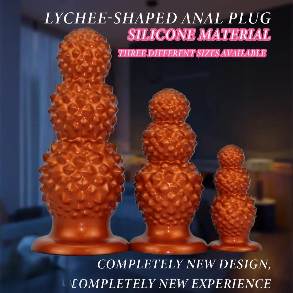 Graduated bead anal plug, photo 4