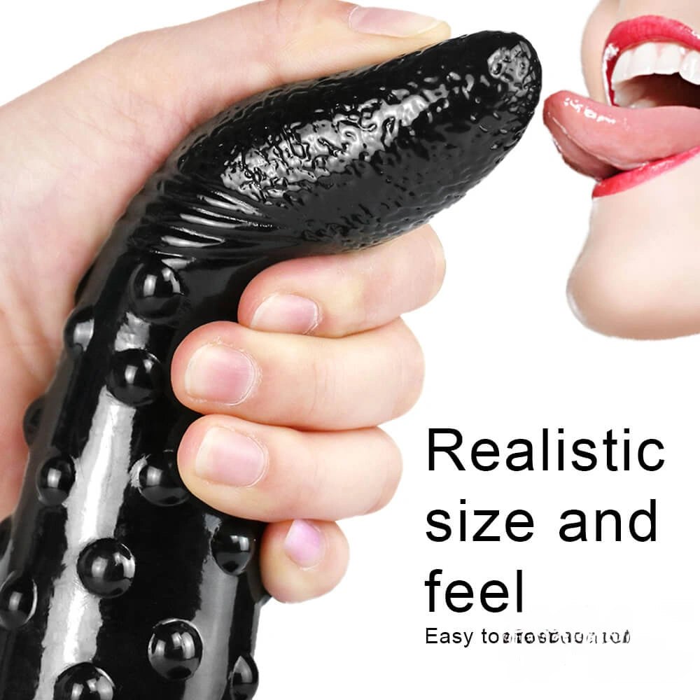 Bumpy textured fantasy dildo, photo 13