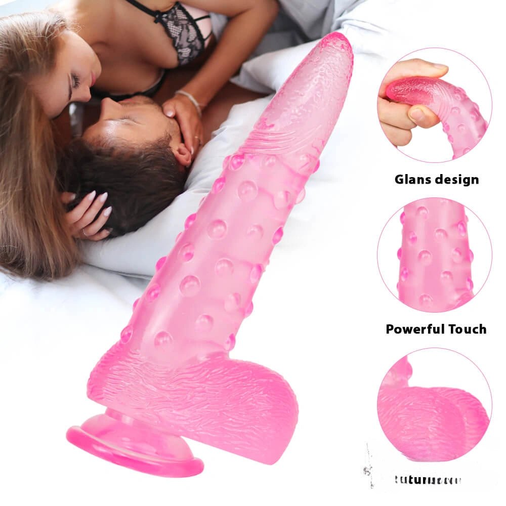 Bumpy textured fantasy dildo, photo 6