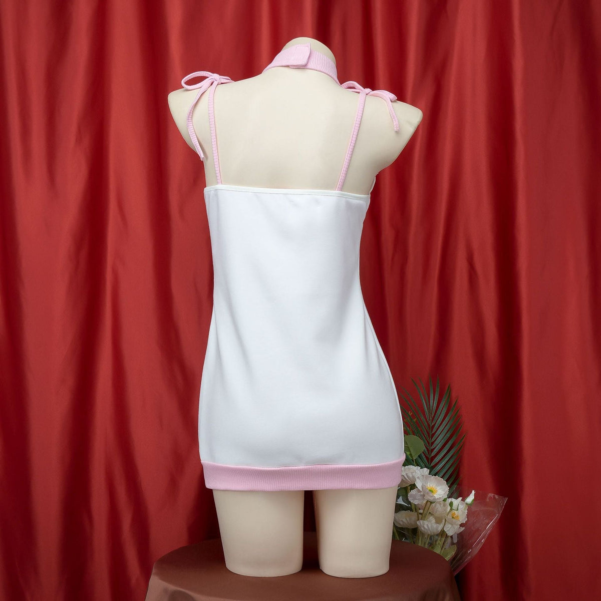 Bunny embroidered halter costume dress, photo 4