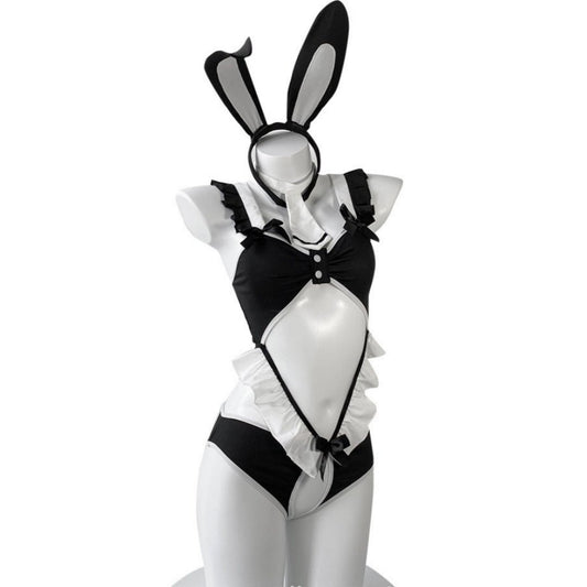 Bunny girl ruffle one piece roleplay costume, photo 2
