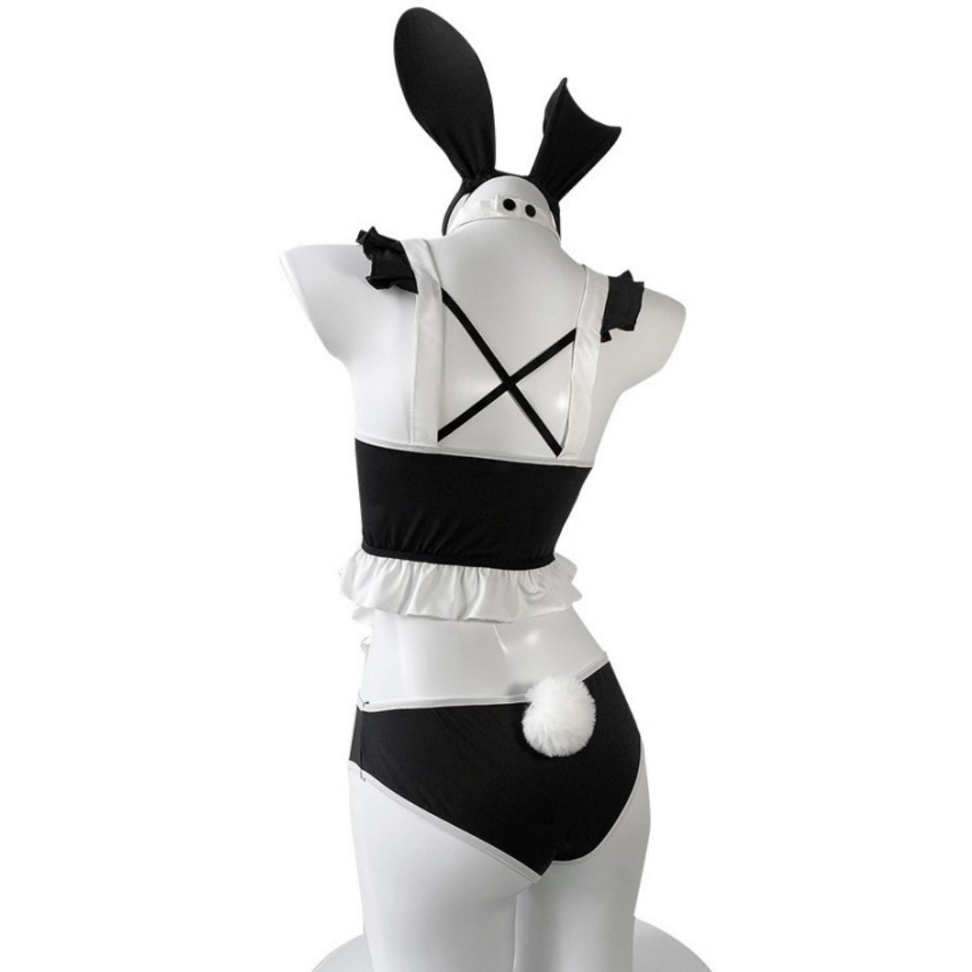 Bunny girl ruffle one piece roleplay costume, photo 3