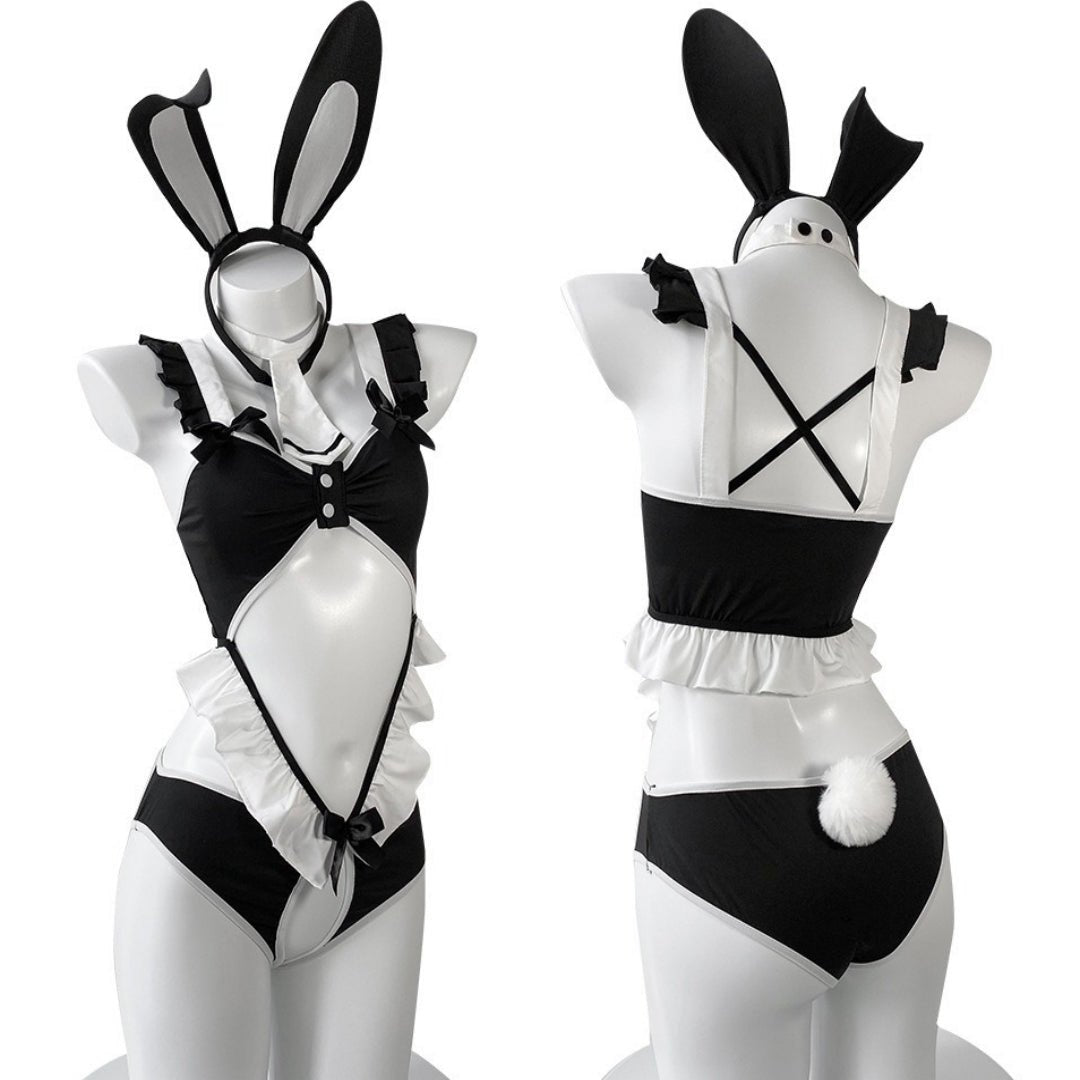 Bunny girl ruffle one piece roleplay costume, photo 4